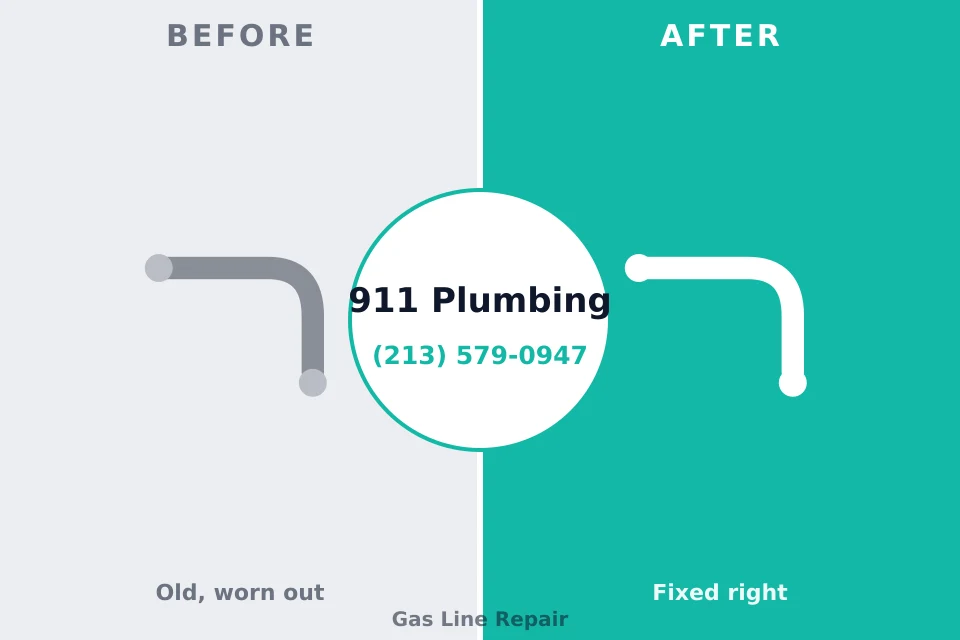 Before and after: plumbing company Brookland, AR